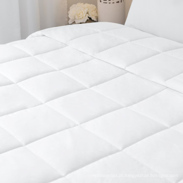 Atacado Branco 100% De Fibra De Poliéster Cheio Duplo Tamanho Doona Quilt